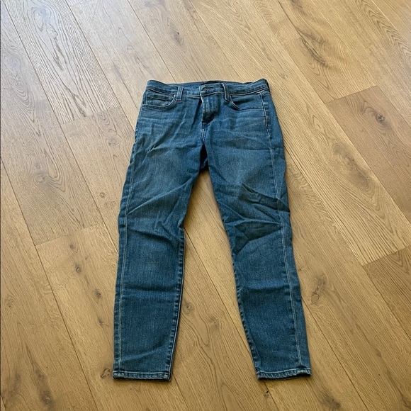 J Brand skinny cropped stretch jeans - Picture 1 of 5